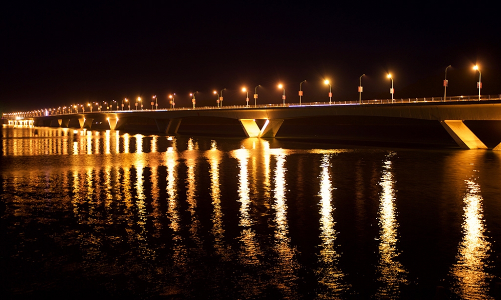 千岛湖大桥夜拍